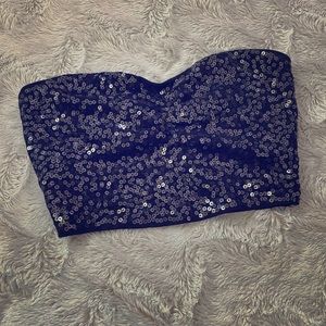 Express Sparkly black bandeau!